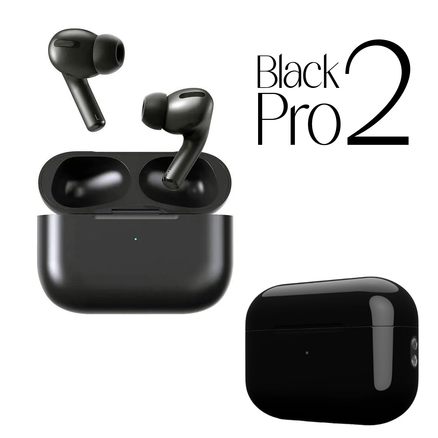 Wireless Earbud Black  Pro 2