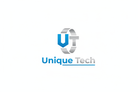 Unique Tech Logo - Blue Silver